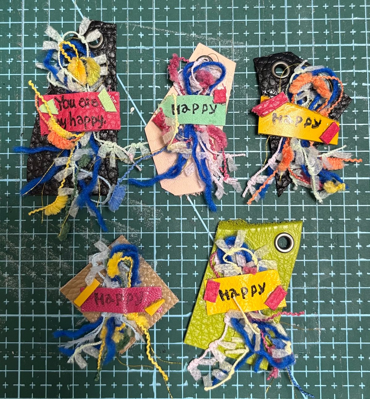 本革タグ 引き揃え糸セット⑤ | タグ屋ヤスオ