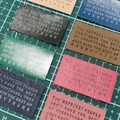 本革タグ 小さいタグ№9