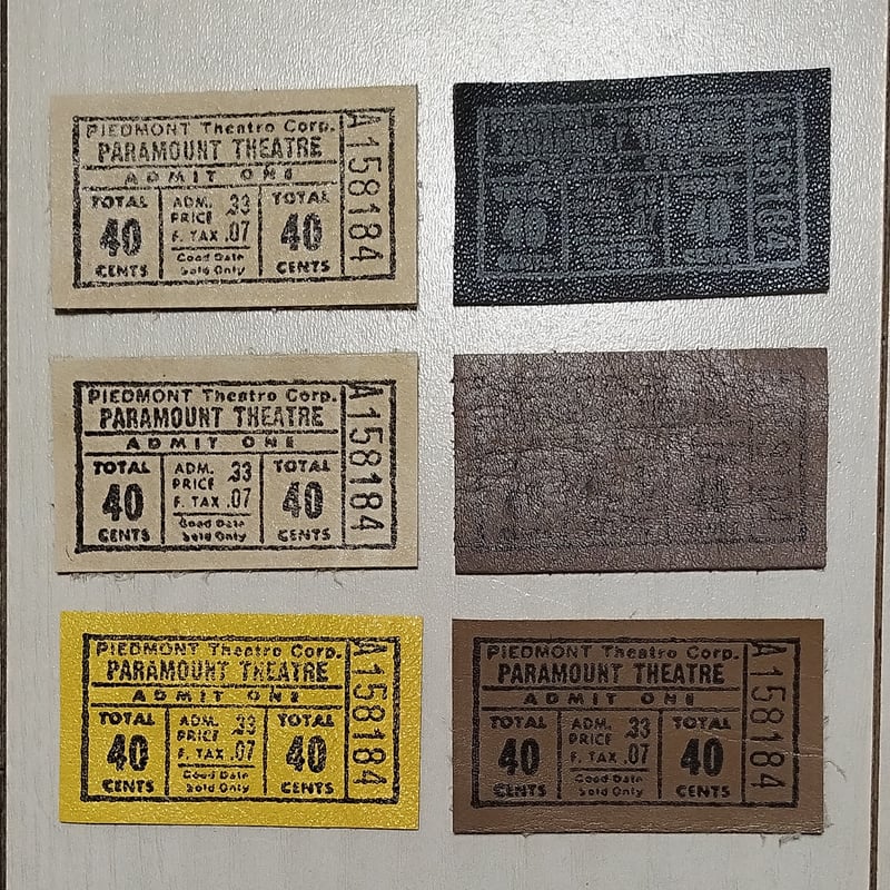 本革タグ ビンテージチケット風⑥ | タグ屋ヤスオ