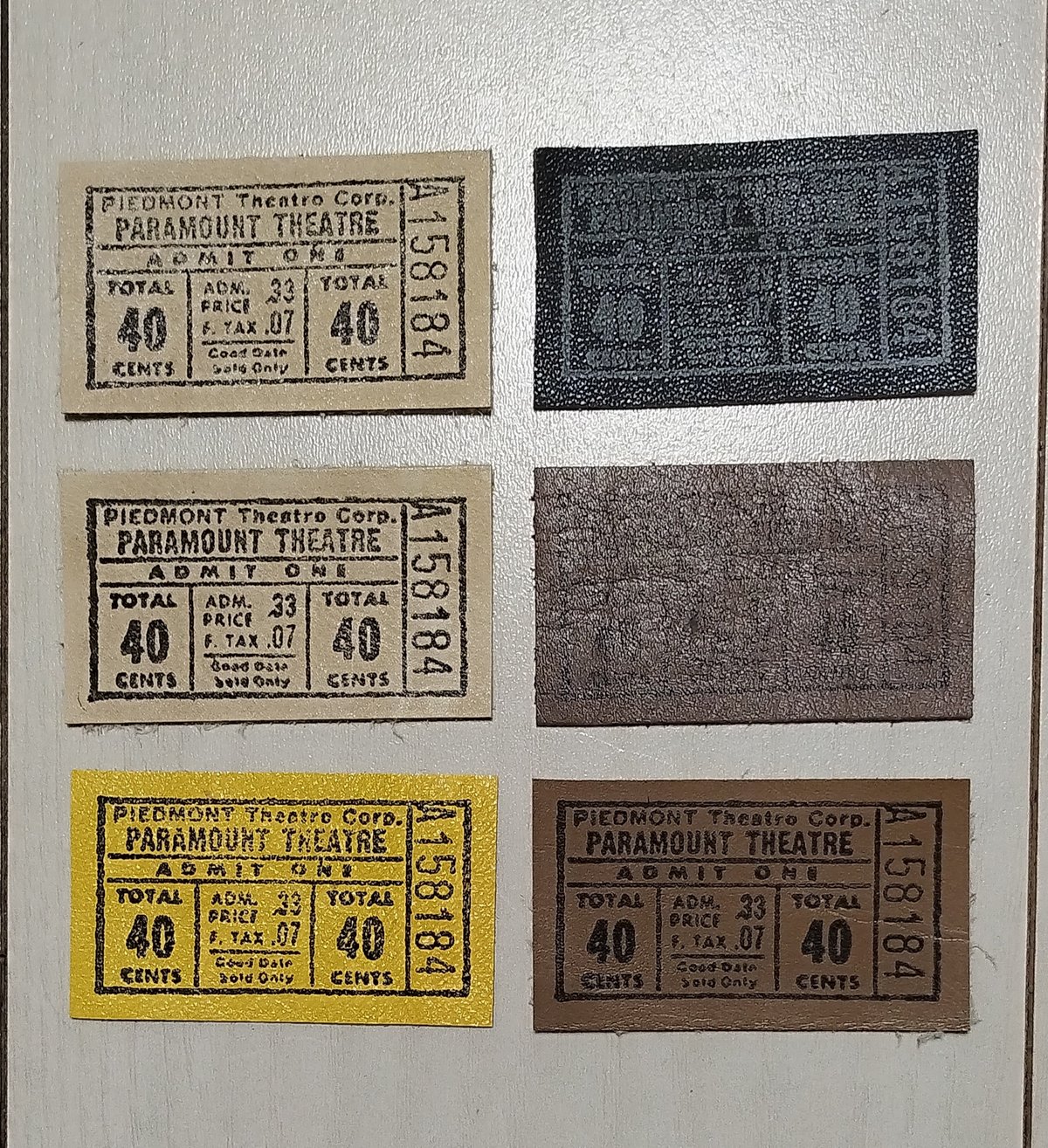 本革タグ ビンテージチケット風⑥ | タグ屋ヤスオ