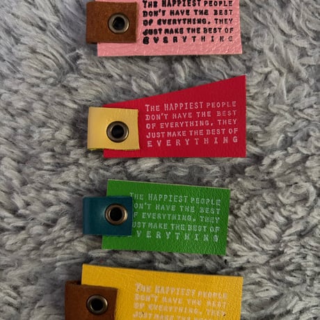 本革タグ カシメタグセット13
