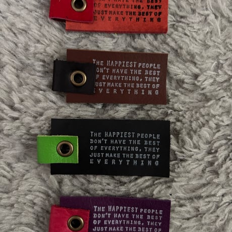本革タグ カシメタグセット14