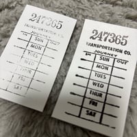 本革タグ 曜日タグセット④