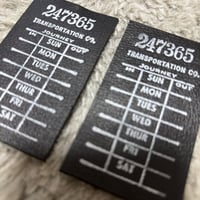 本革タグ 曜日タグセット①