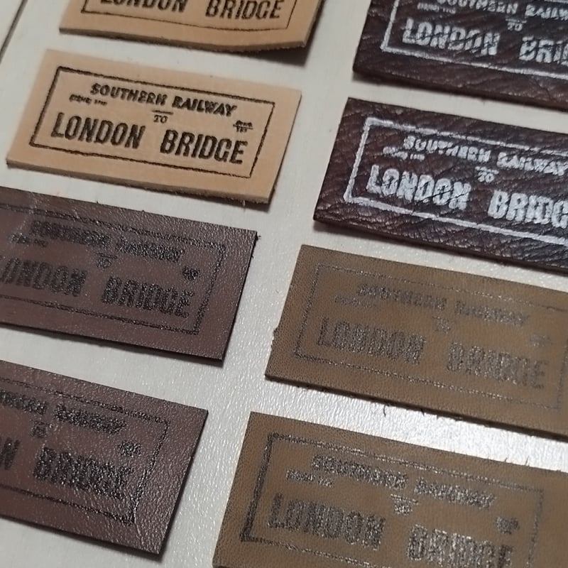 本革タグ LONDON⑧8枚入 | タグ屋ヤスオ