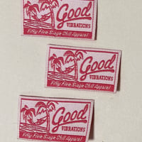刺繍タグ　ヤシの木GOOD