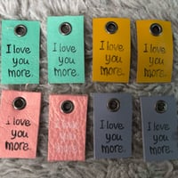 本革タグ I love more.タグセット20