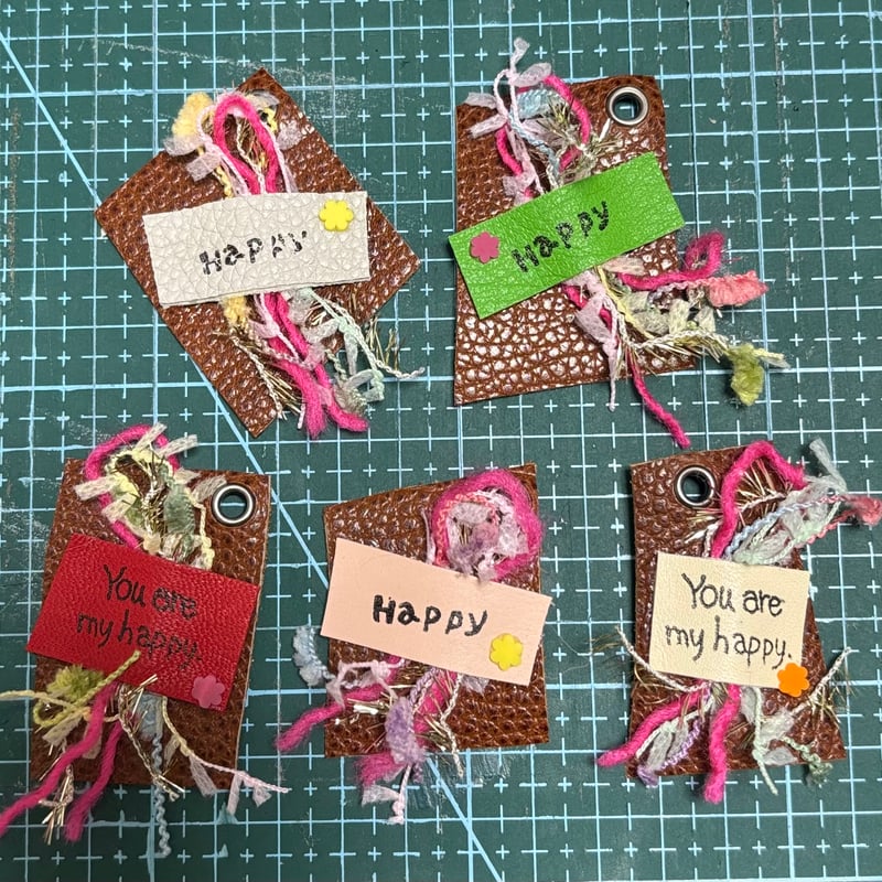 本革タグ 引き揃え糸セット④ | タグ屋ヤスオ