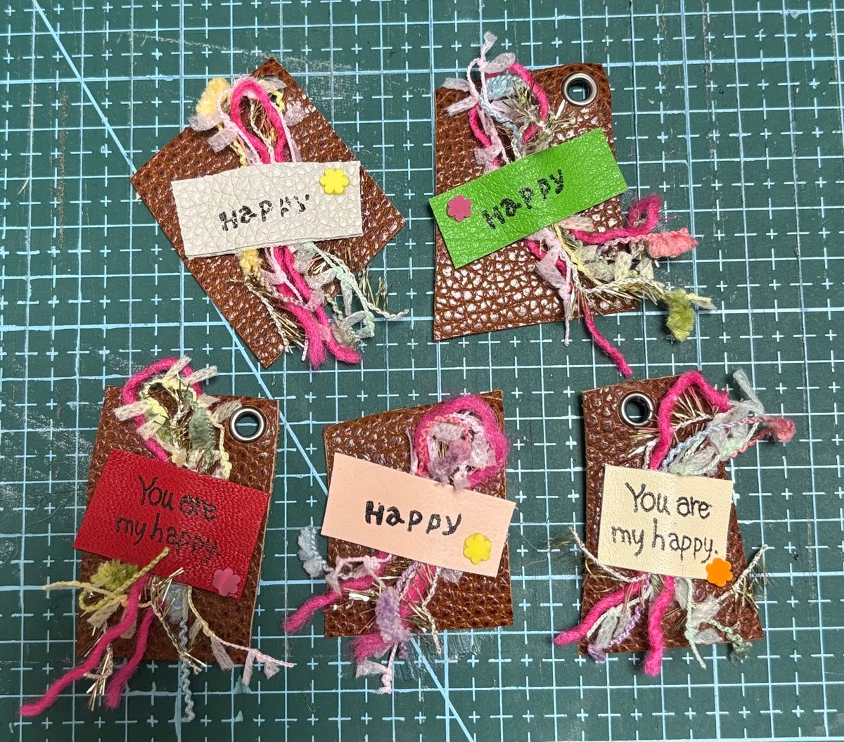 本革タグ 引き揃え糸セット④ | タグ屋ヤスオ