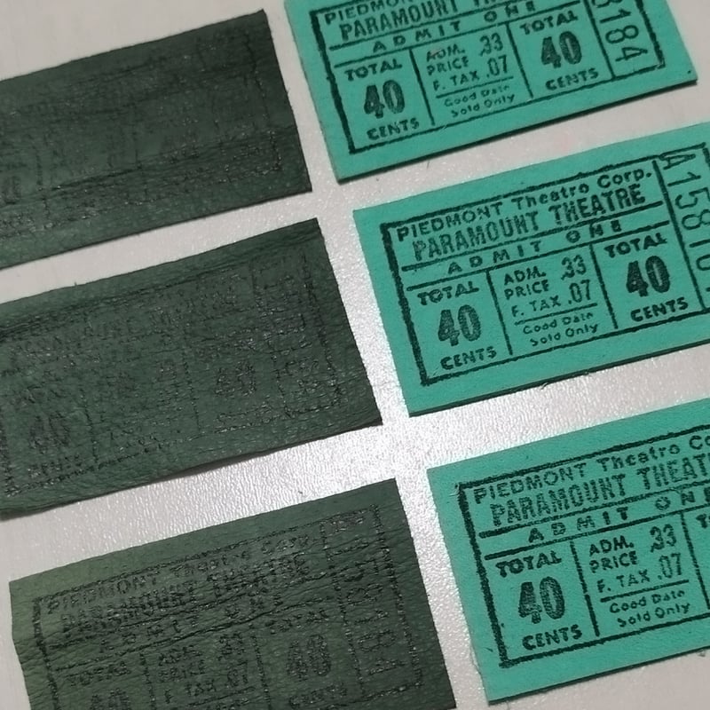 本革タグ ビンテージチケット風⑧ | タグ屋ヤスオ