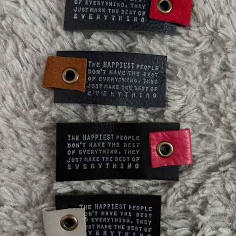 本革タグ カシメタグセット11