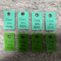 本革タグ I love more.タグセット18