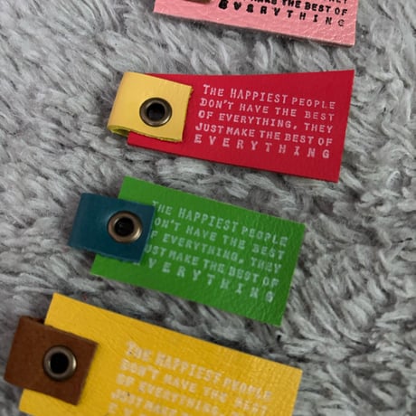本革タグ カシメタグセット13