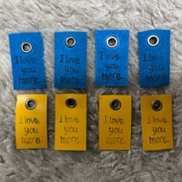 本革タグ I love more.タグセット⑤
