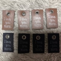 本革タグ I love more.タグセット⑩