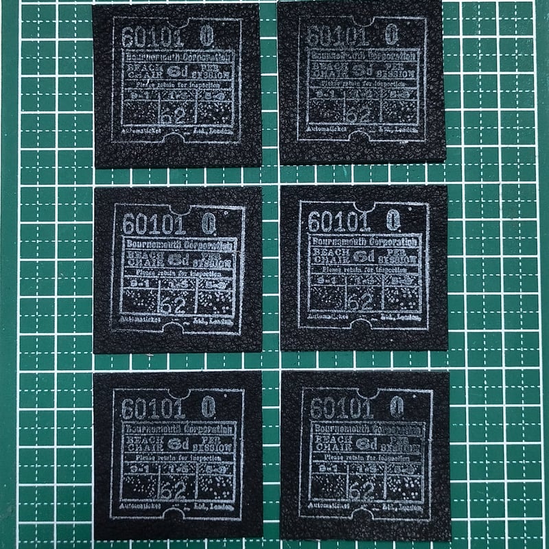 革タグ☆デザイン革タグ☆モケモケ☆7個セット 本革タグ LONDON⑦8枚入 | タグ屋ヤスオ