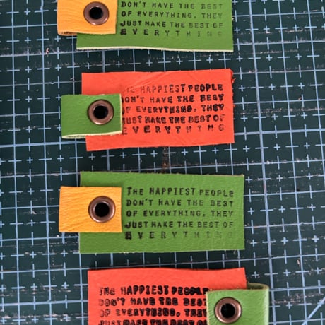 本革タグ カシメタグセット⑦