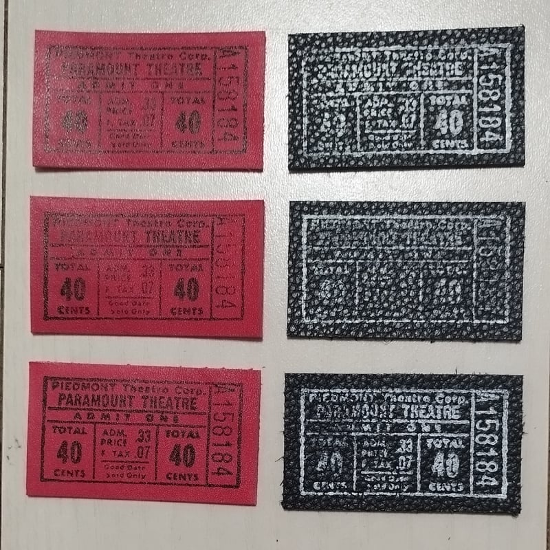 本革タグ ビンテージチケット風② | タグ屋ヤスオ