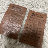 本革タグ 曜日タグセット②