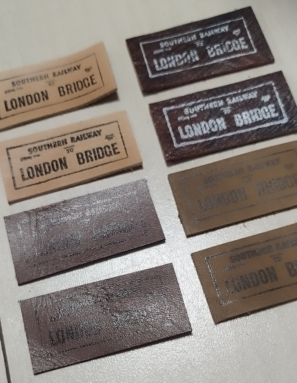 本革タグ LONDON⑧8枚入 | タグ屋ヤスオ 本革タグ LONDON⑧8枚入 | タグ屋ヤスオ
