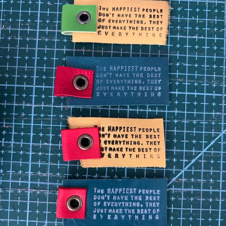 本革タグ カシメタグセット③