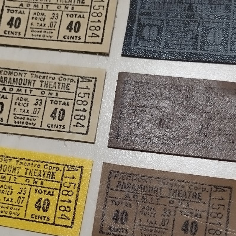本革タグ ビンテージチケット風⑥ | タグ屋ヤスオ