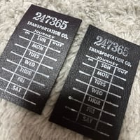 本革タグ 曜日タグセット11