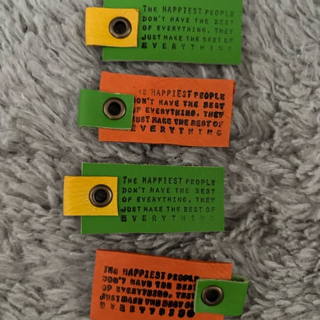 本革タグ カシメタグセット⑦