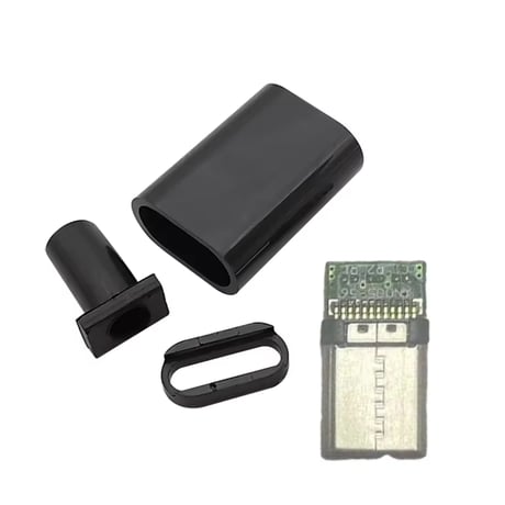 Type-Cコネクタ (オス) (4PIN) (ハウジングカバー付き)