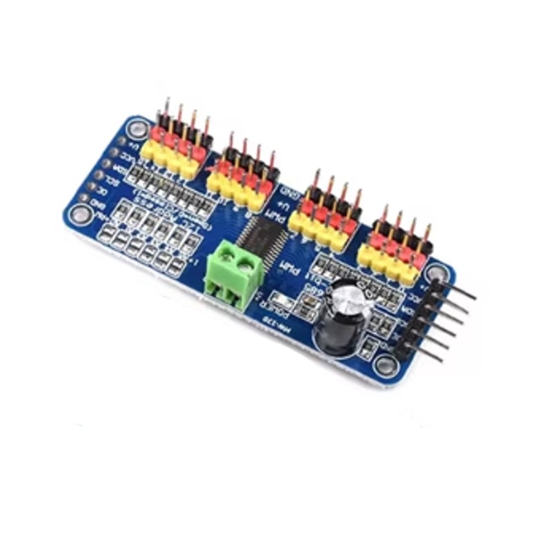 16チャネルモータードライバーボード (PCA9685PW) | 電子工作ステーション
