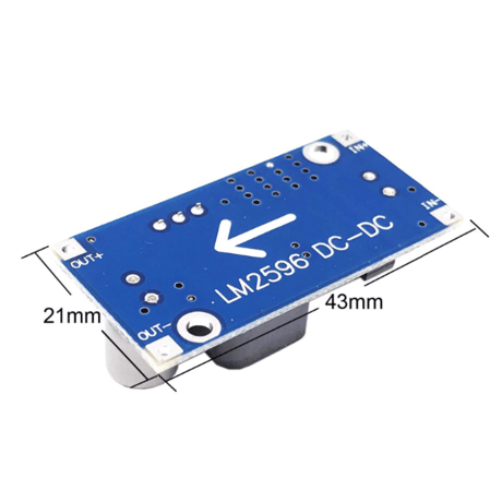 DC-DC降圧コンバータ(3~40V→1.25~35V)(LM2596S)