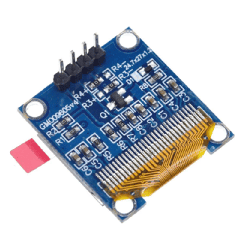 0.96インチOLEDディスプレイモジュール (SSD1306) (ブルー) | 電子工作