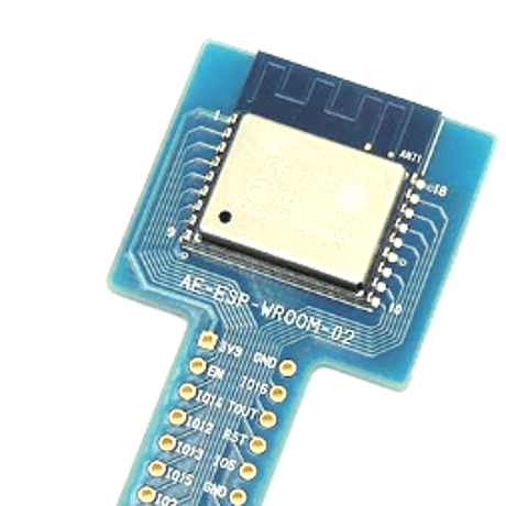 ESP-WROOM-02用ピッチ変換基板(2.54mm)