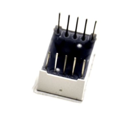 7セグメントLED表示器 (アノードコモン)(赤1文字)