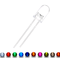 高輝度LED(5mm)(白,青,赤,緑,黄,黄緑,ピンク,暖白,UV)