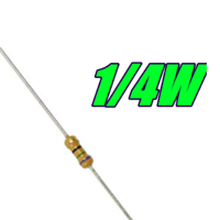 カーボン抵抗 1/4W ( 0Ω~2.2MΩ)