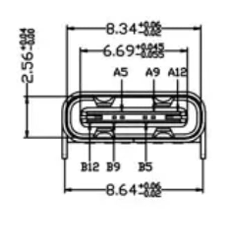 Type-Cコネクタ (6Pin)(メス)