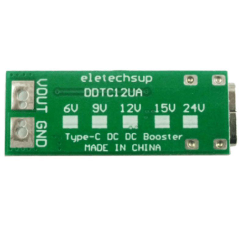 Type-Cコンバーターモジュール (6V/24V) | 電子工作ステーション Type-Cコンバーターモジュール (6V/24V) | 電子工作ステーション
