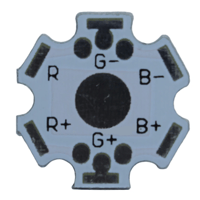 PCBボード基板 (RGBハイパワーLED6Pin用)