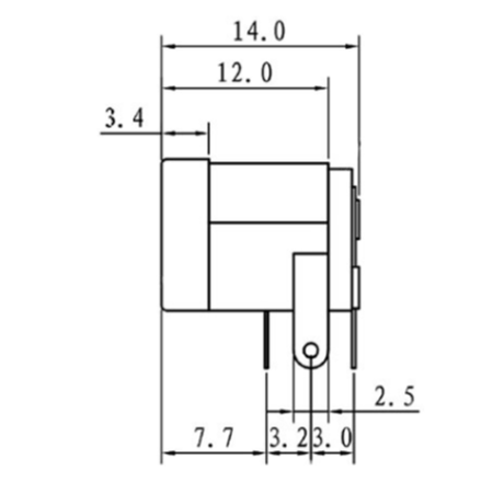 DC電源ジャックプラグ (DC-005)