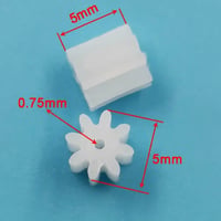 ギア (8歯)(0.8mm)