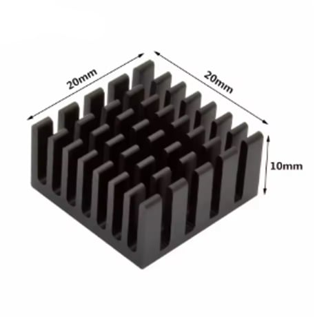 ミニアルミヒートシンク(14x14x7mm/20x20x10mm)