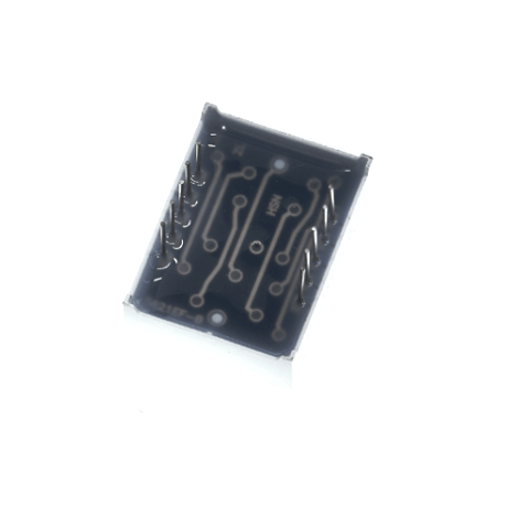 7セグメントLED表示器 (アノードコモン)(赤2文字)