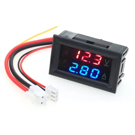 デジタル電圧/電流計ディスプレイ(0V~100V)