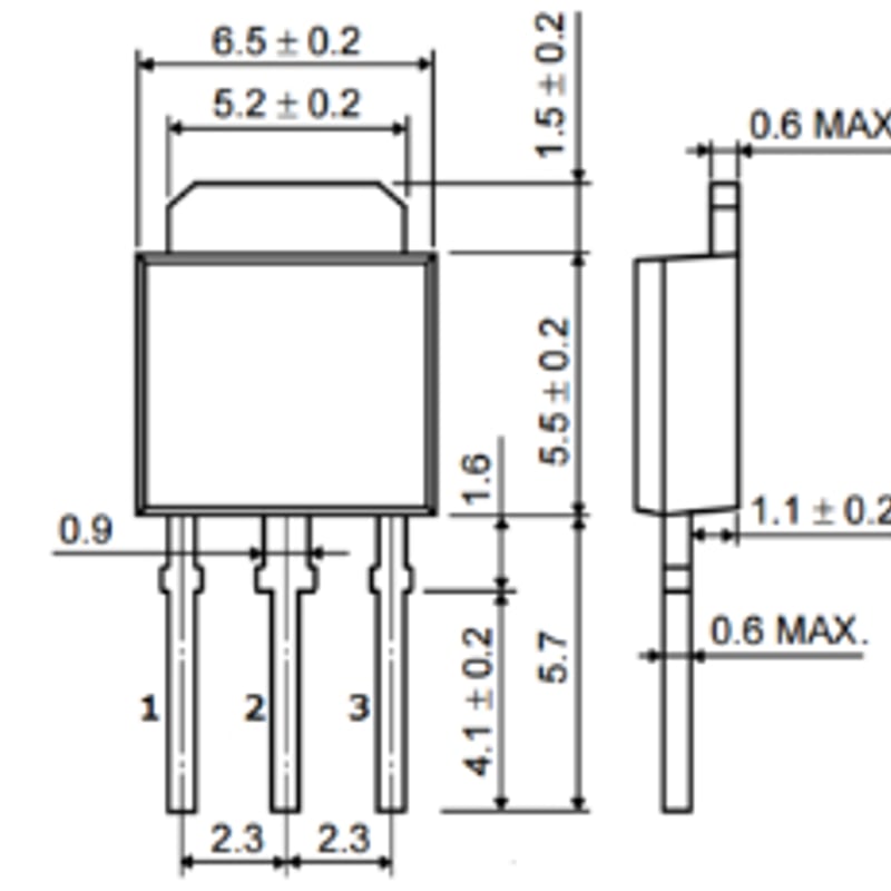 NchパワーMOSFET (2SK4017)(60V/5A) | 電子工作ステーション NchパワーMOSFET (2SK4017)(60V/5A) | 電子工作ステーション