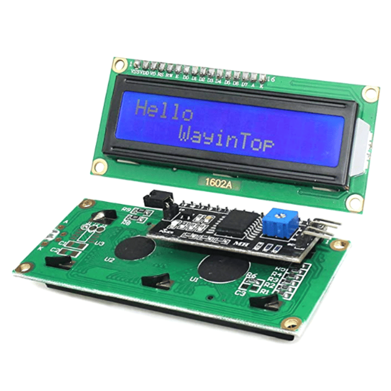 LCDディスプレイ (LCD1602A)(シリアルインタフェースボードモジュール