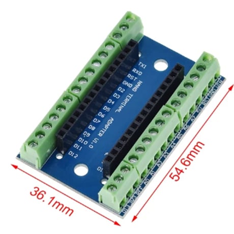 ターミナルアダプタ拡張ボード (Arduino Nano用)
