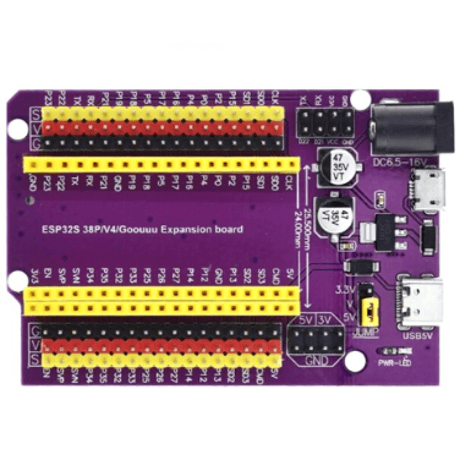 ブレイクアウト拡張ボード (ESP32開発ボード用) (38Pin)
