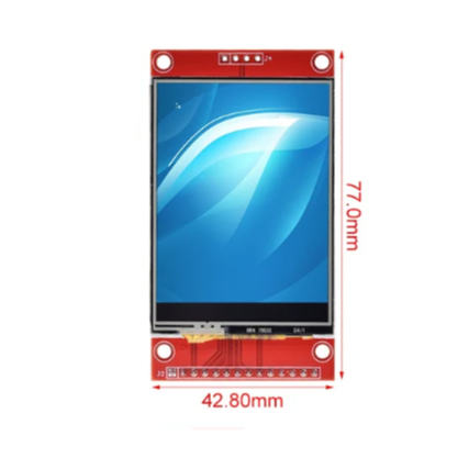 ①専用画面 2.4インチタッチパネルTFT液晶ディスプレイモジュール (ILI9341