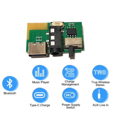 Bluetoothオーディオ受信充電モジュール